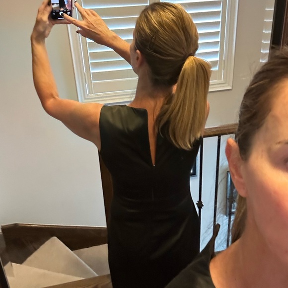 Mexx Black Satin High Collar Dress. Super Versatile! Worn once! Like New! - Picture 8 of 11